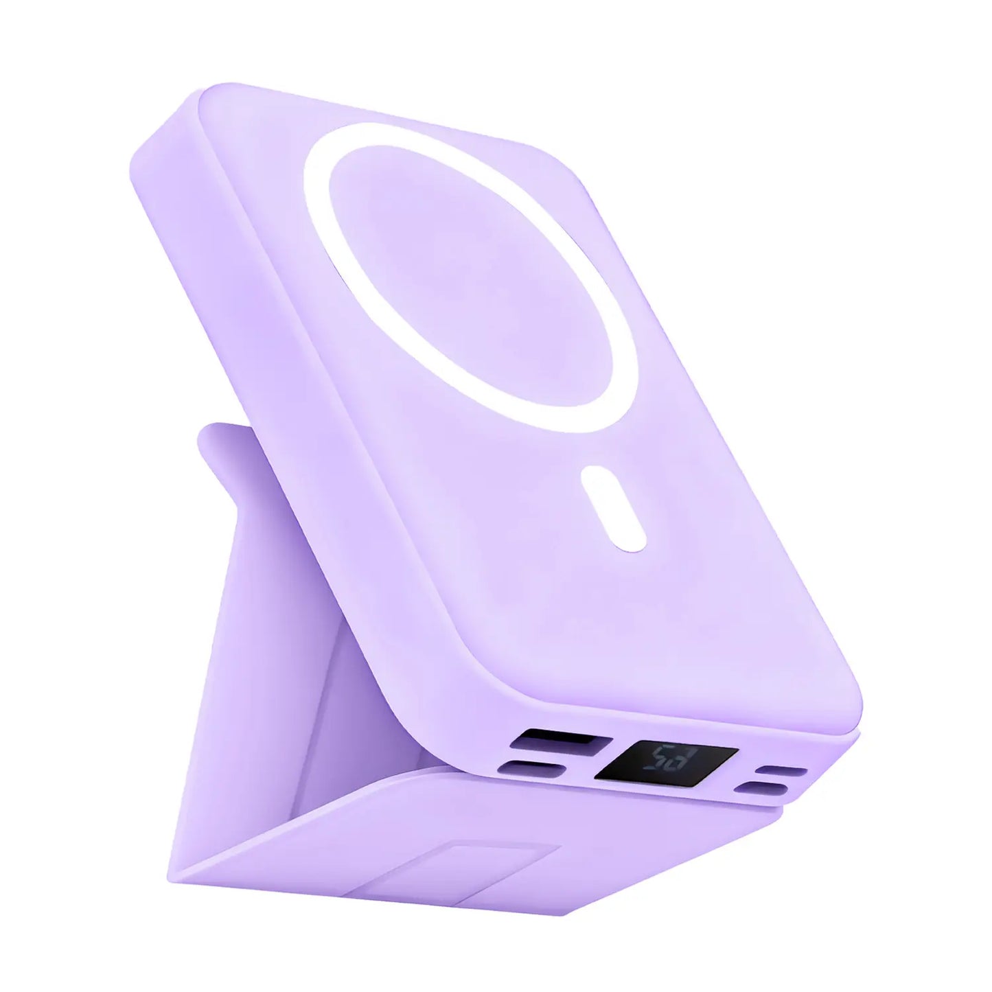 10,000mAh Magnetic Portable Wireless Power Bank for iPhone 12 - 17 Series, Compatible with Cases