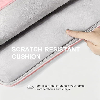 15-15.6 Inch Laptop Sleeve Case for Acer HP Lenovo Dell ASUS Laptop, Acer Aspire 15, HP Pavilion/Envy 15, Dell Inspiron/Latitude 15, Lenovo Ideapad 15, ASUS Zenbook 15 Computer Bag, Pink
