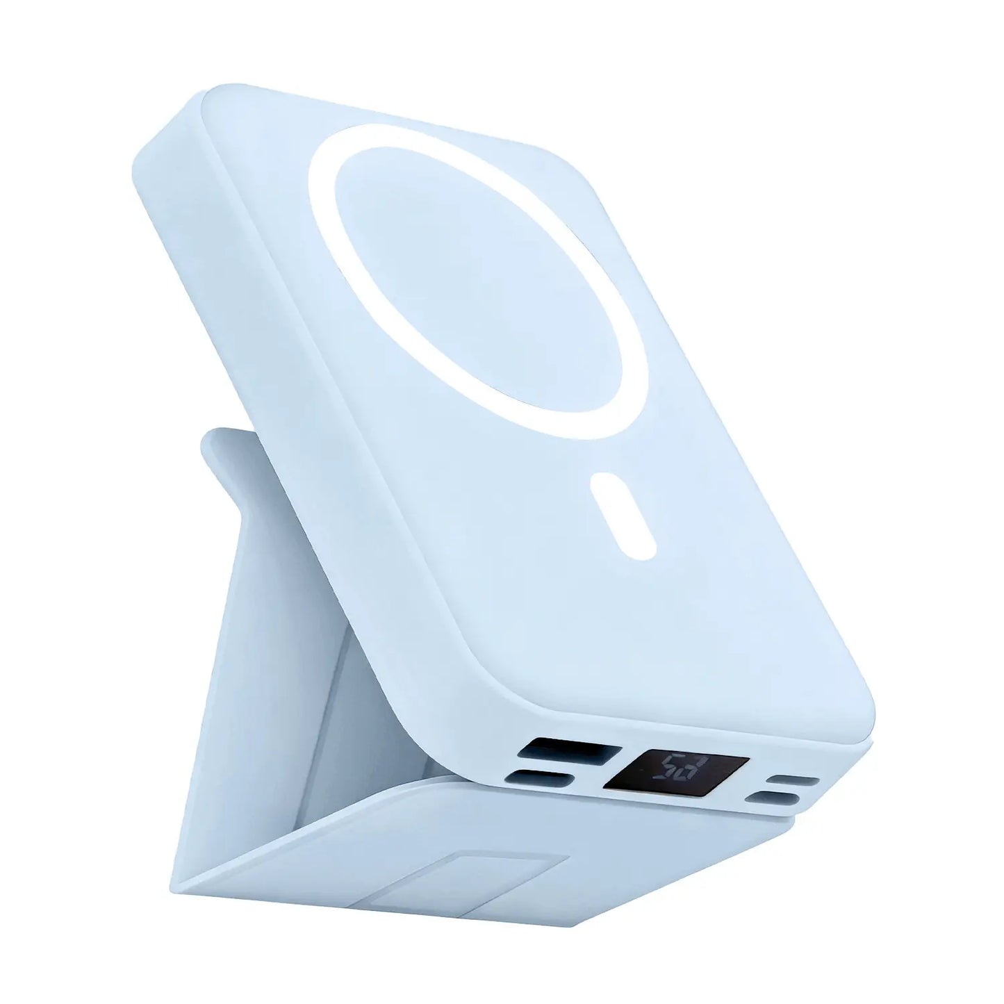 10,000mAh Magnetic Portable Wireless Power Bank for iPhone 12 - 17 Series, Compatible with Cases
