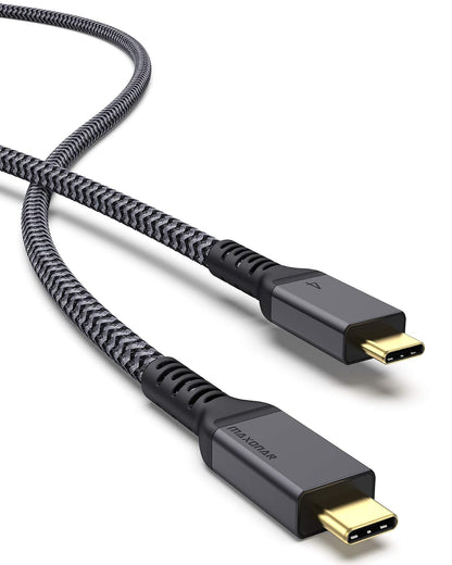 [4Ft] Thunderbolt 4 Cable, 240W Thunderbolt Cable 40Gbps Sync 8K/5K@60Hz Display and for Thunderbolt 4, Thunderbolt 3, USB4, and USB-C Devices