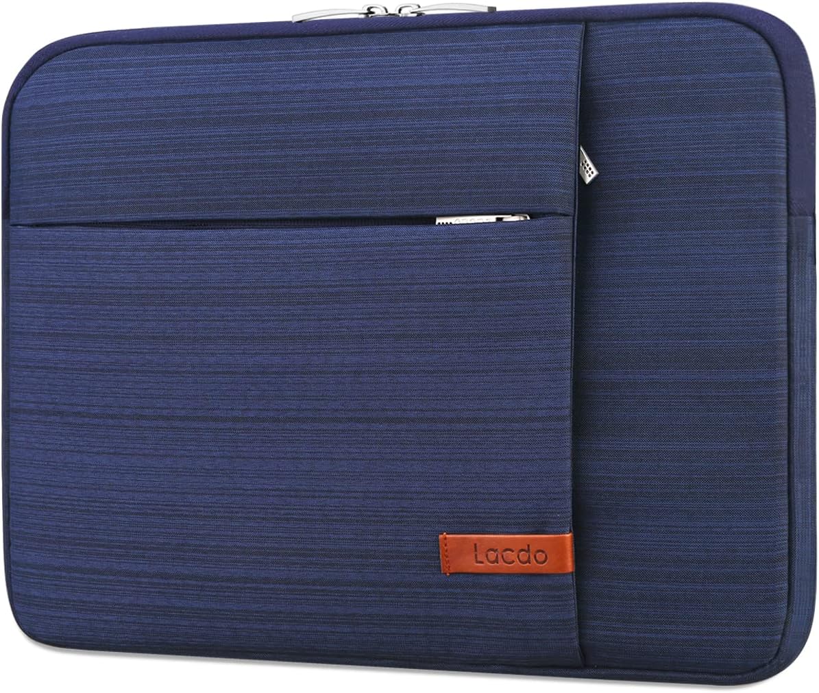 15-15.6 Inch Laptop Sleeve Case for Acer HP Lenovo Dell ASUS Laptop, Acer Aspire 15, HP Pavilion/Envy 15, Dell Inspiron/Latitude 15, Lenovo Ideapad 15, ASUS Zenbook 15 Computer Bag, Blue