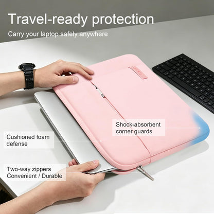 15-15.6 Inch Laptop Sleeve Case for Acer HP Lenovo Dell ASUS Laptop, Acer Aspire 15, HP Pavilion/Envy 15, Dell Inspiron/Latitude 15, Lenovo Ideapad 15, ASUS Zenbook 15 Computer Bag, Pink