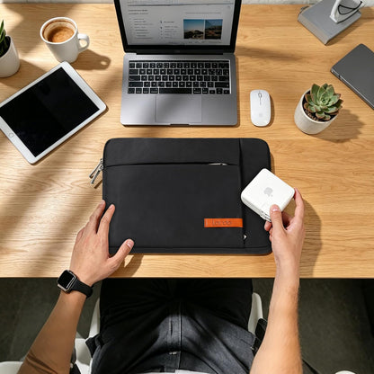 15-15.6 Inch Laptop Sleeve Case for Acer HP Lenovo Dell ASUS Laptop, Acer Aspire 15, HP Pavilion/Envy 15, Dell Inspiron/Latitude 15, Lenovo Ideapad 15, ASUS Zenbook 15 Computer Bag, Black