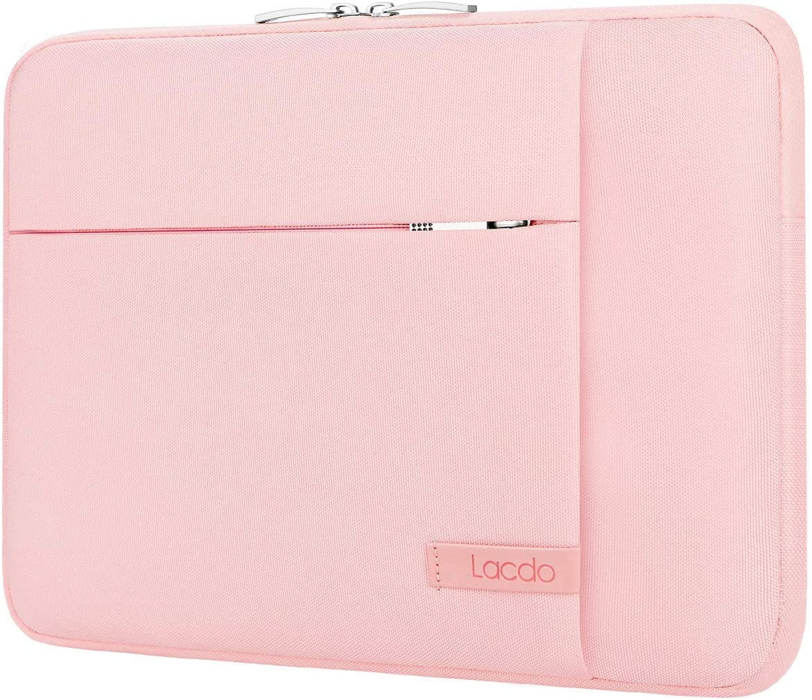 15-15.6 Inch Laptop Sleeve Case for Acer HP Lenovo Dell ASUS Laptop, Acer Aspire 15, HP Pavilion/Envy 15, Dell Inspiron/Latitude 15, Lenovo Ideapad 15, ASUS Zenbook 15 Computer Bag, Pink